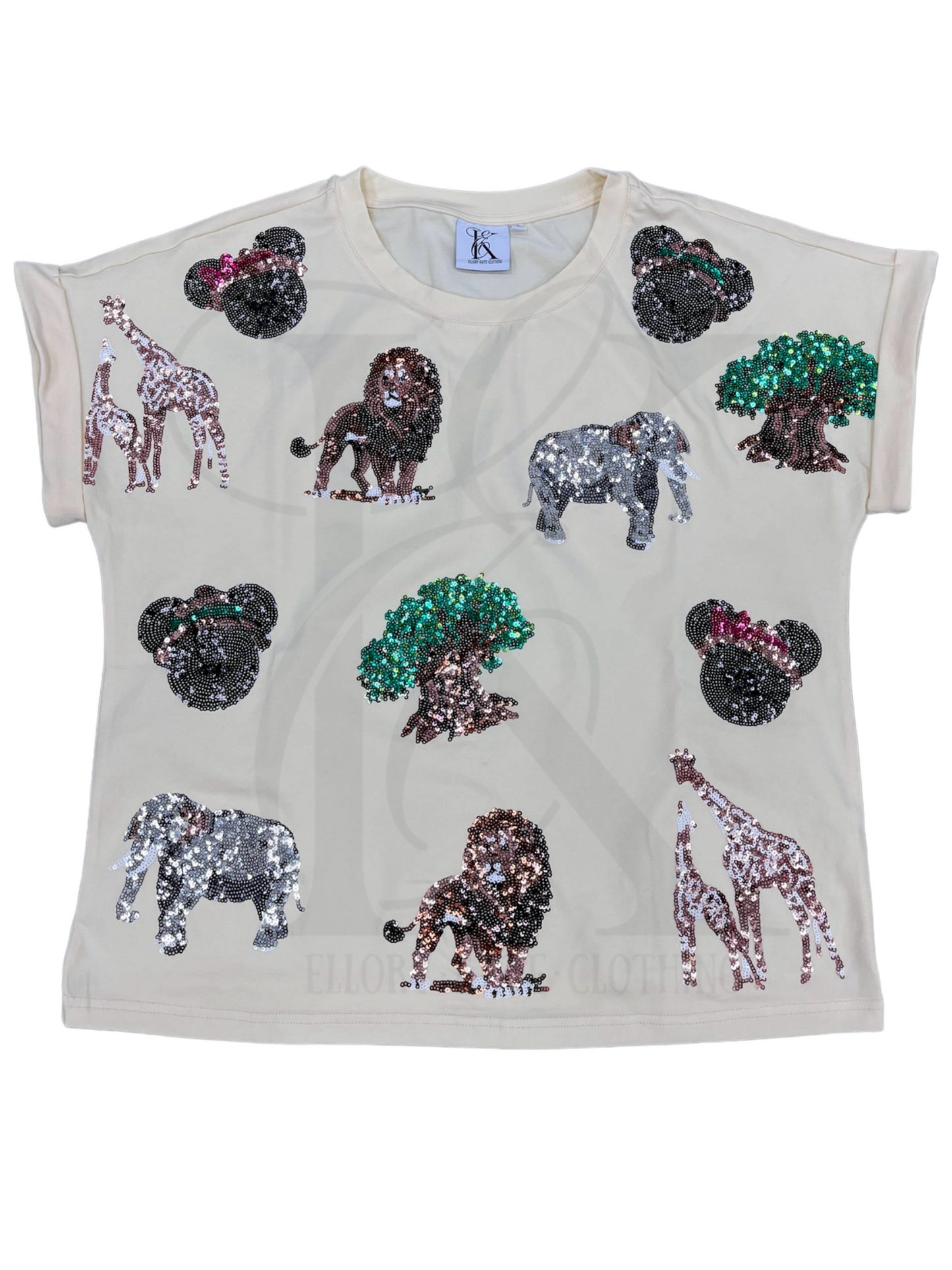 RTS - Safari Sequin - Tee - Kids