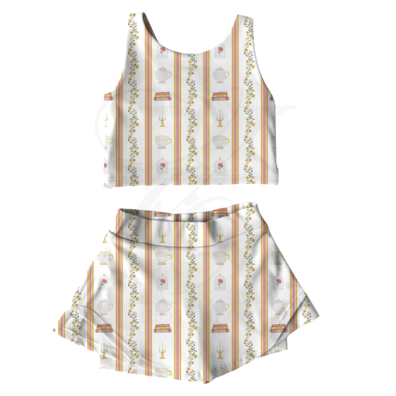 RTS Tank Athletic Set - Rose Princess