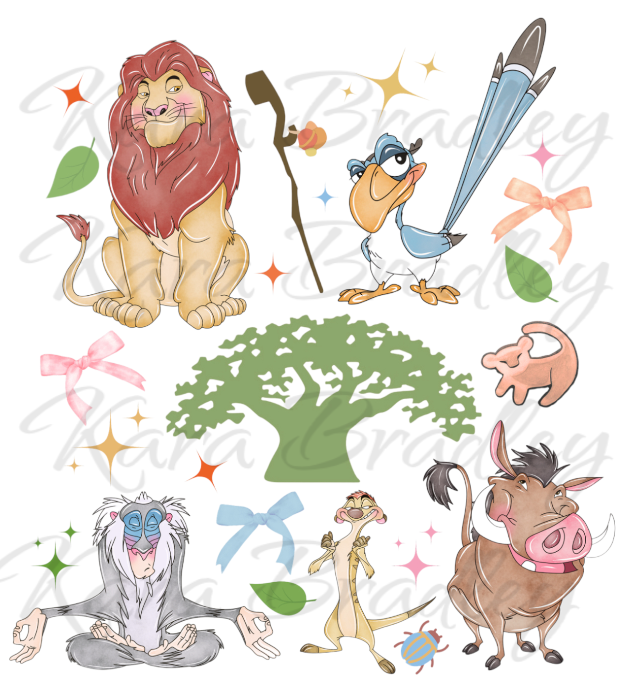 Animal King Bow - Girls - Digital