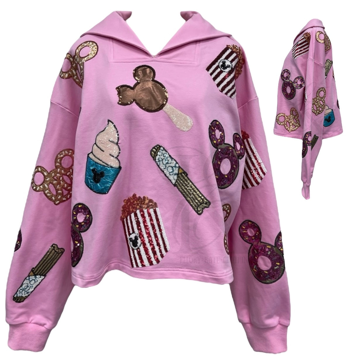 SNACKS | Women’s V•Neck Sweatshirt | RTS