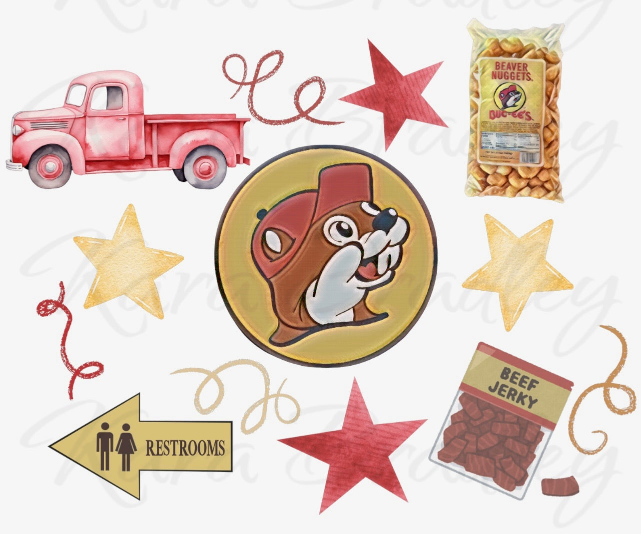 Beaver - no bows - Digital