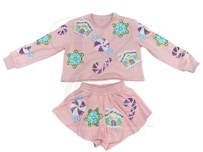 RTS - Gingerbread Skort - Kids