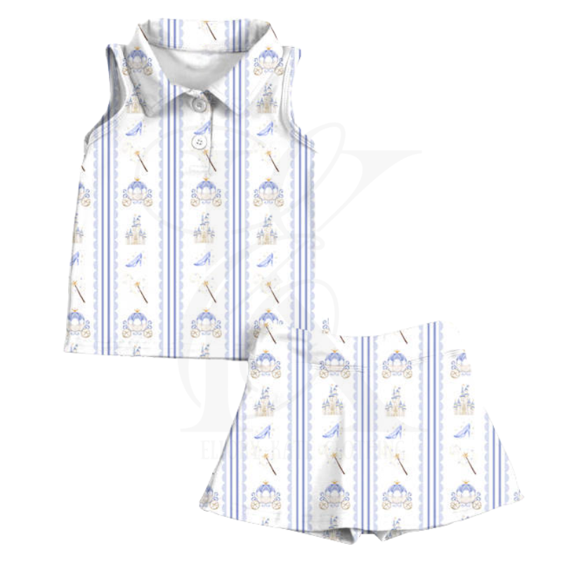 RTS Collar Athleisure Chloe Set - Glass Slipper - Womens