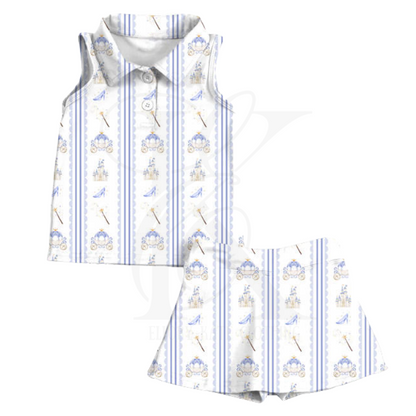 RTS Collar Athleisure Chloe Set - Glass Slipper - Womens