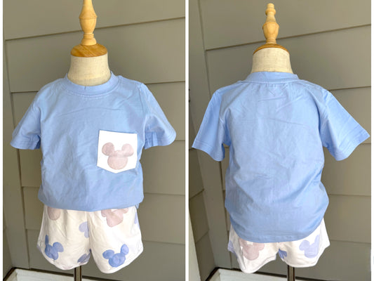 RTS - Ryder Short Set - Watercolor Mouse