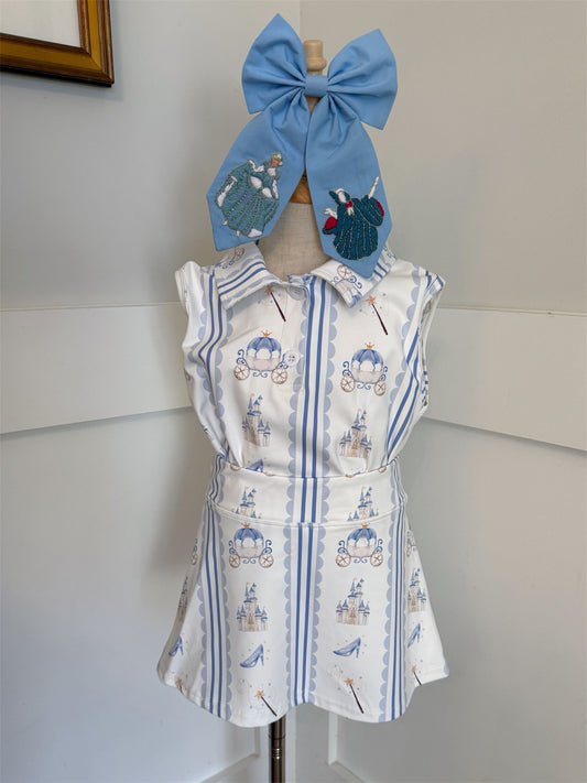 RTS Collar Athleisure Chloe Set - Glass Slipper - Girls