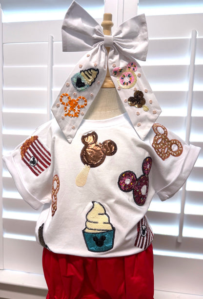 PRESALE - SNACKS Sequin - Tee - Kids