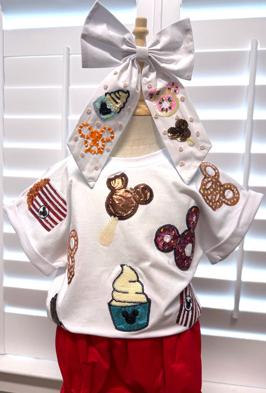 PRESALE - SNACKS Sequin - Tee - Kids