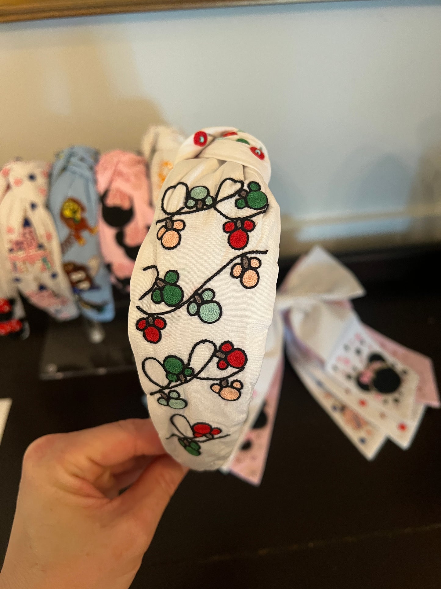 Christmas Mouse Lights Headband