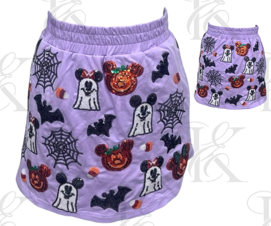 Too Cute To Spook | Kitty Skort | PREORDER