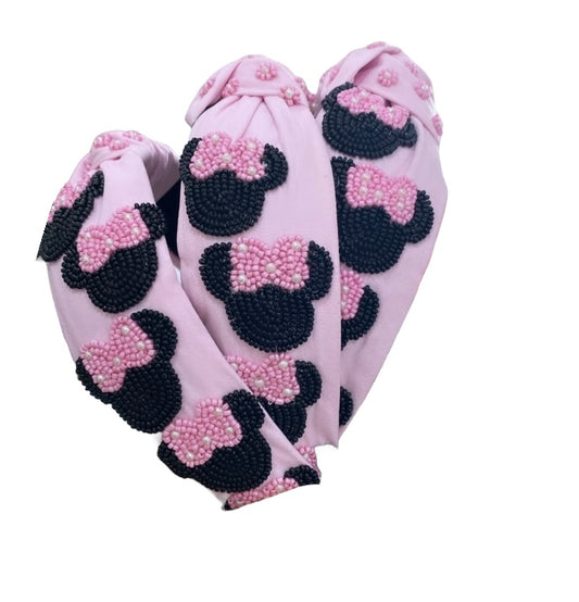 RTS - Pink Bow Mouse - Headband