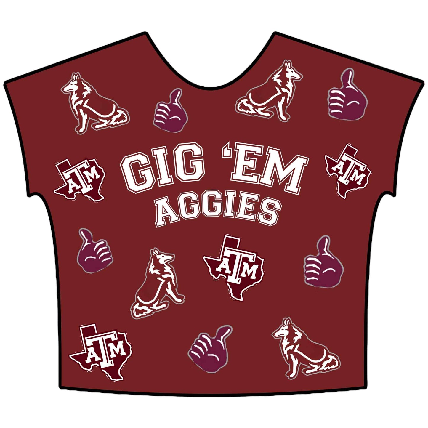 Custom - C.M. - Gig ‘Em - Medium (2)