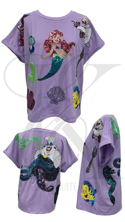 RTS - Under The Sea Sequin Tee - Womens