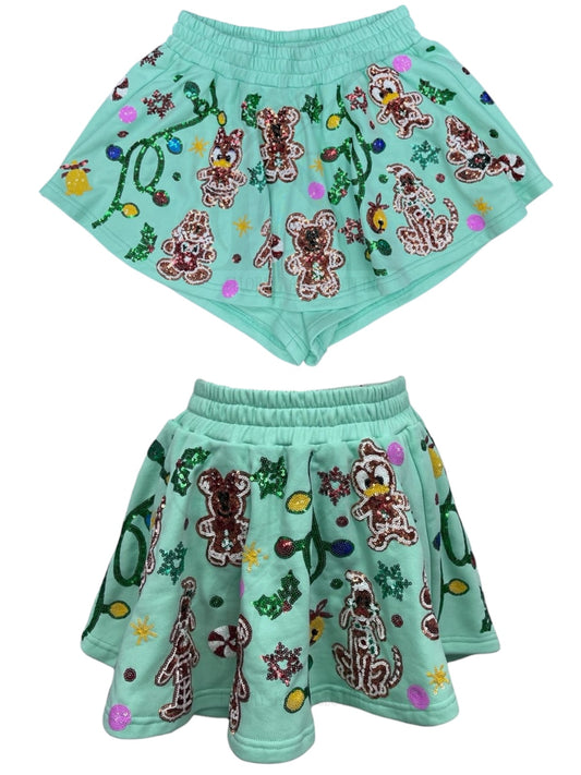 Gingerbread Mouse | Women’s Skort | PREORDER