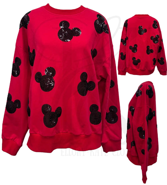 PRESALE - Mouse Sequin - Sweatshirt - Adult