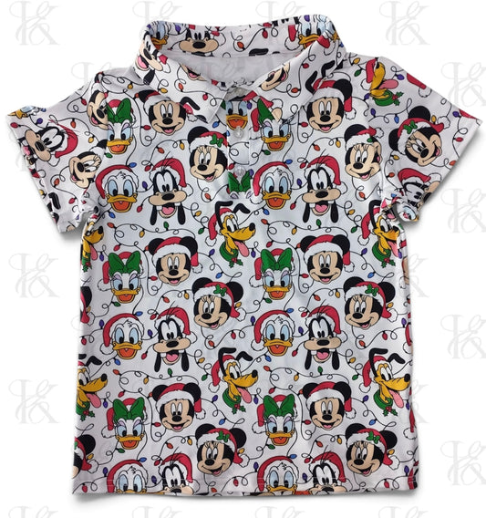 Polo | Christmas Mouse | Boys | PREORDER