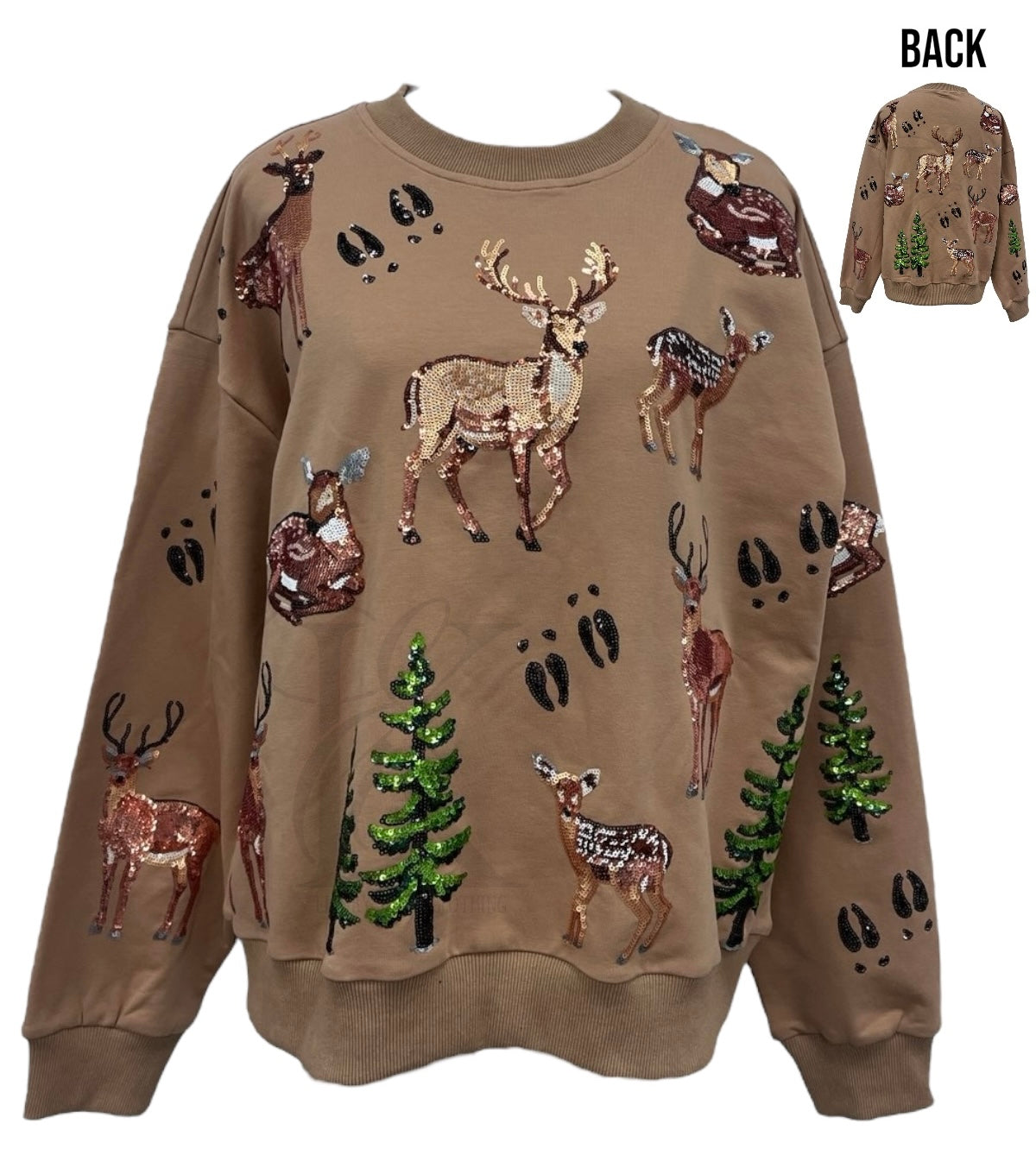 PRESALE - Fawn-Tastic - Womens Sweatshirt