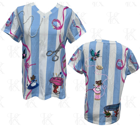 Sewing Mice | V•Neck | Womens | PREORDER