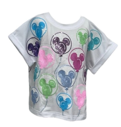 PRESALE - Mouse Balloons - Womens (WHITE)