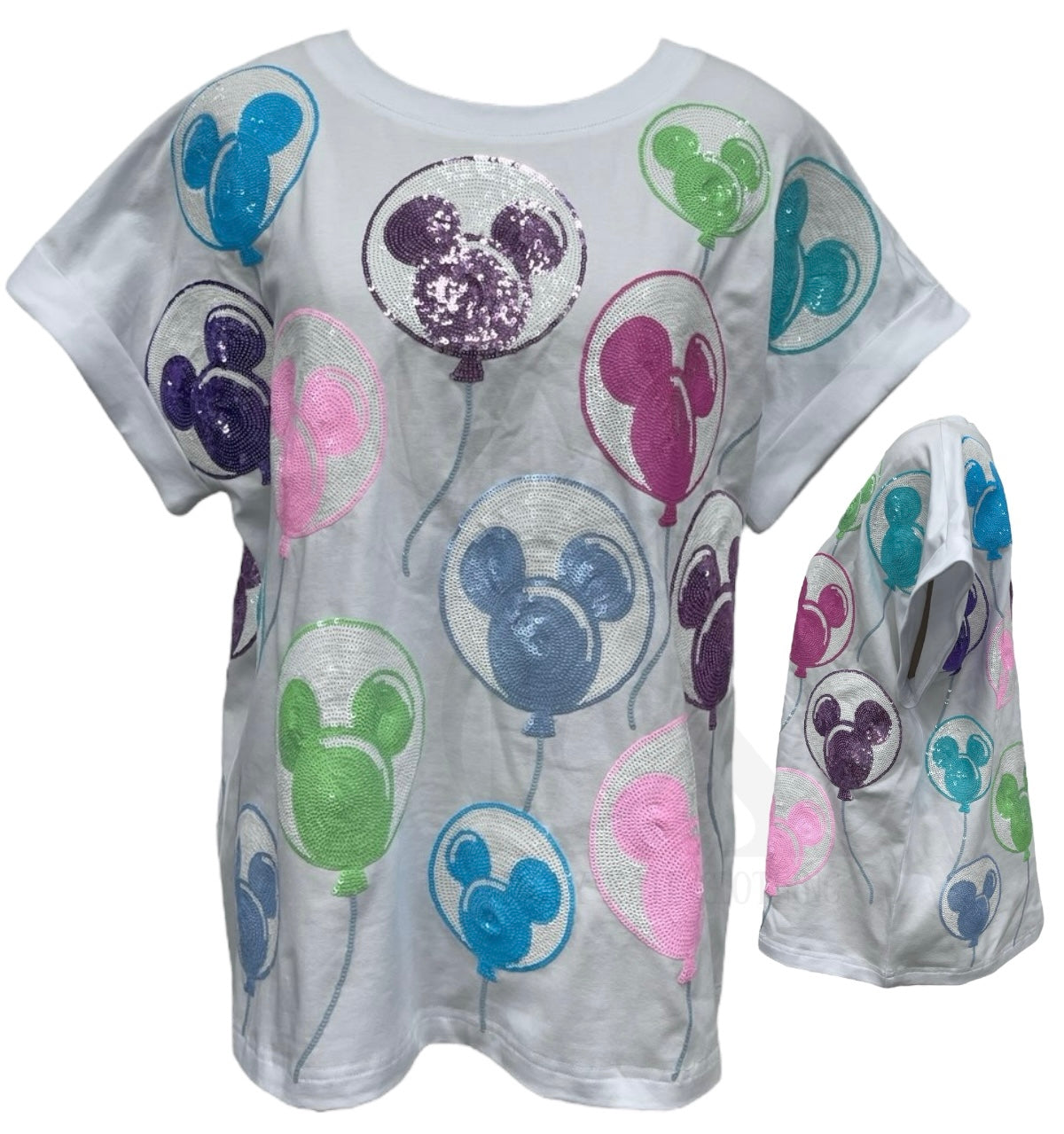 PRESALE - Mouse Balloons - Womens (WHITE)