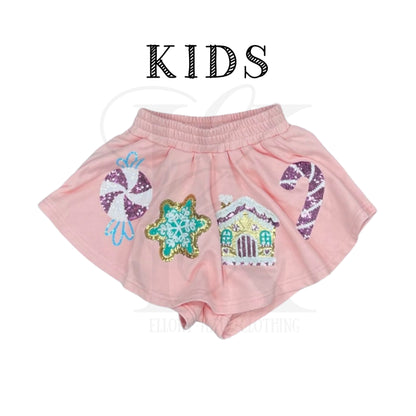 RTS - Gingerbread Skort - Kids