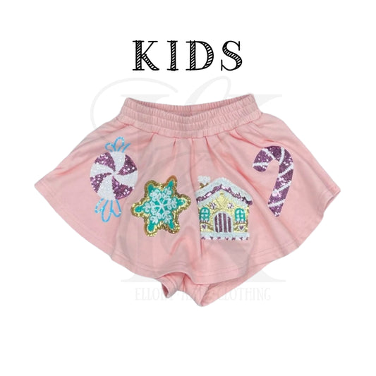 RTS - Gingerbread Skort - Kids