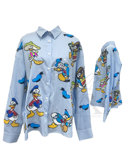 PRESALE - Many Moods of a Duck - Women’s Button Down