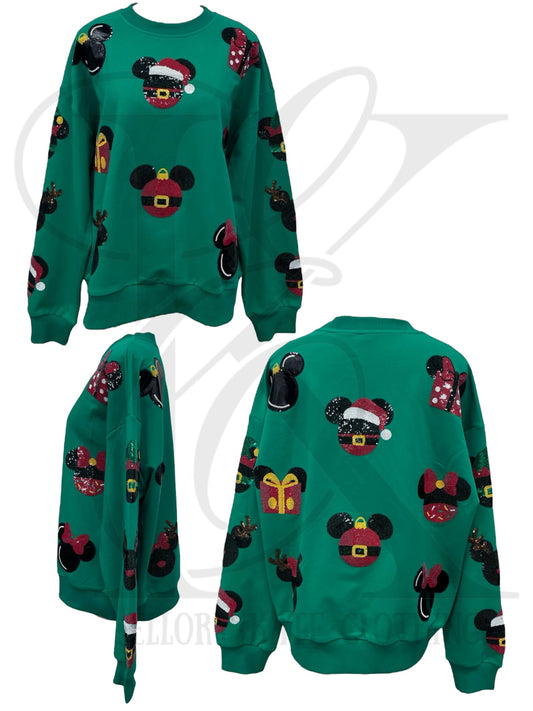 PRESALE - Sweatshirt - Ornament Mouse - Womens