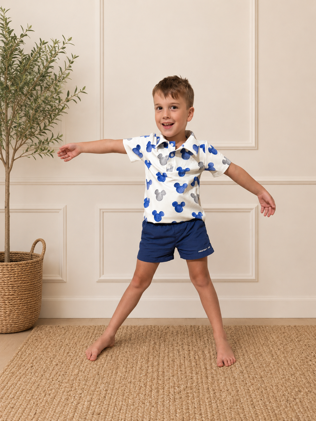 Polo | Watercolor Mouse | Boys | PREORDER