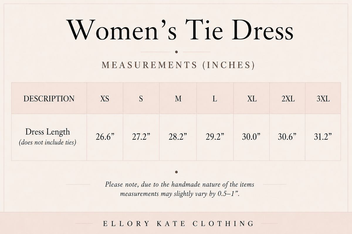 Castle | Tie Dress | Womens | PREORDER